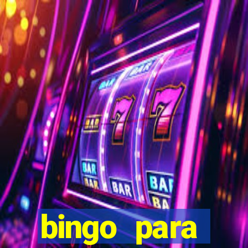 bingo para despedida de solteira para imprimir